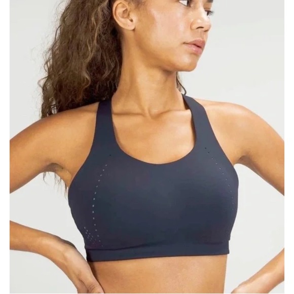 Lululemon‎ AirSupport sports bra in navy blue/river blue 38D NWT athletic